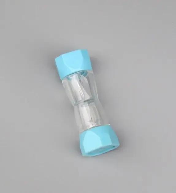 

Women Diamond Shaped Hard Contact Lens Container Holder Bottle Tube Glasses Case Protector Box Travel Glasses Holder Eye Tool синий