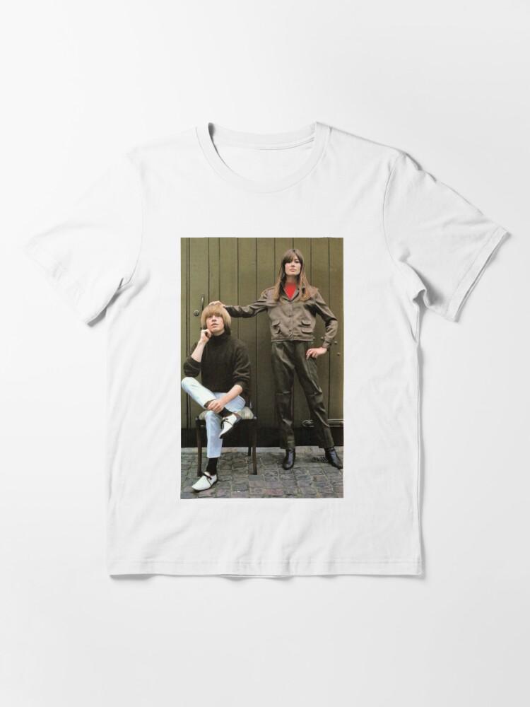 Françoise Hardy Brian Jones and Françoise Hardy Essential T-Shirt