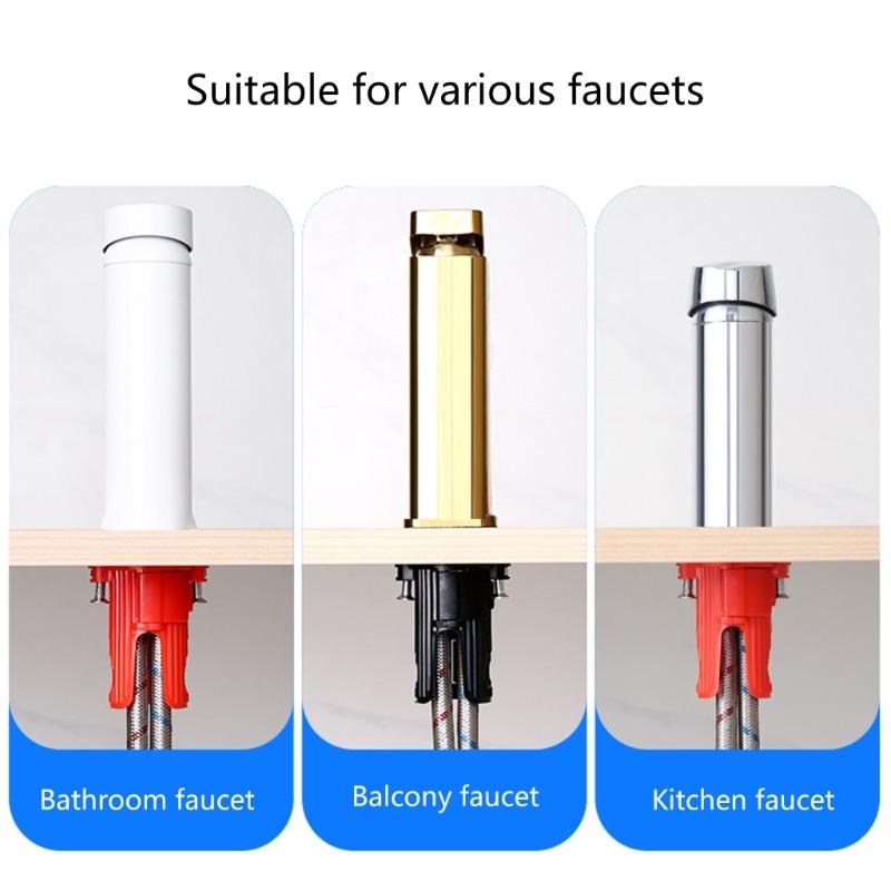Double Reinforced Quick Install Faucet Stabilizers Not Loose Nut Sink Mounting Nut Easy to Use for Kitchen Sink Bathroom