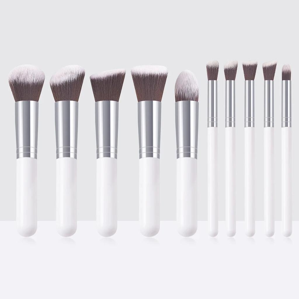 10PCs Minin Makeup Brush Set Cosmetict Makeup For Face Make Up Tools Women Beauty Professional Foundation Blush Eyeshadow beauty