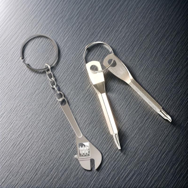 3Pcs Mini Screwdriver Keychain Screwdriver Outdoor Driver Hand Tool Portable Repair Slotted Multiple Gadget Pocket