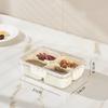 4Grid /8 Grid Snack Box Container Food Storage Box with Lid Snack Box Fruit Storage Container Snack Organizer Refrigerator