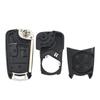 KEYYOU 10pcs Flip Remote Folding Car Key Fob Case Shell For Vauxhall Opel Astra H Corsa D Vectra C Zafira Astra Vectra Signum