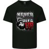 Never Give Up Gym Training Top Bodybuilding Unisexs Light Cotton TShirt