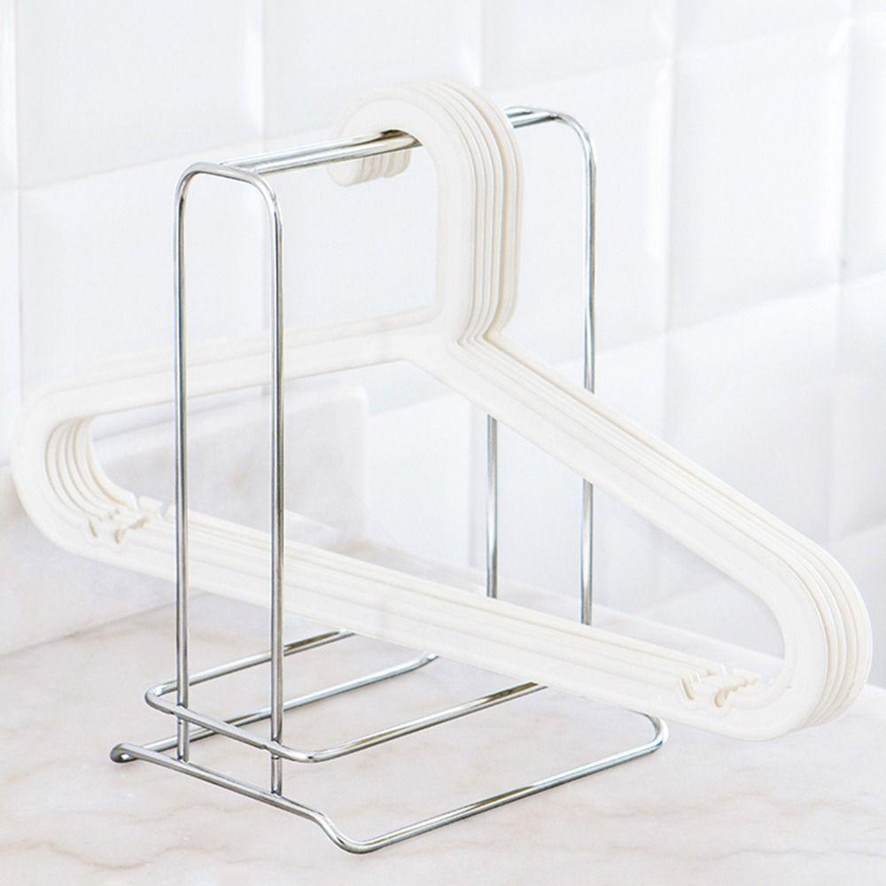 Stainless Steel Hanger Stacker Rack Large Capacity Clothes Hanger Holder  For Home Laundry Closet
