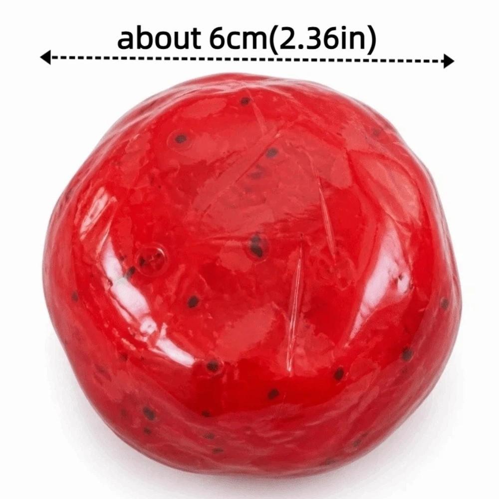 Super Soft Watermelon Squeezed Toy Creative Fruits Pinch Sensory Stress Ball Children's Gifts