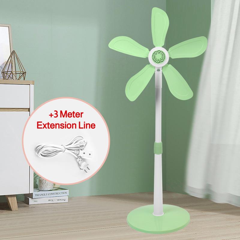 Portable Floor Fan,No Mesh Cover,Timer,Remote Control,Extendable Standing Fan,Plug-In Fan,Suitable For Living Room,Bedroom