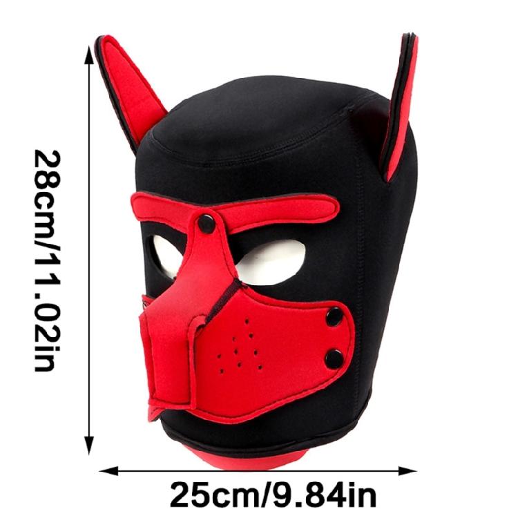 Halloween Hundegesichtsmaske Für Damen Herren Cosplay Partys Maskenballmaske Hund Cosplay Kopfbedeckung Ganzkopf Hundegesichtsmaske