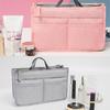 Versatile Travel Toiletry Bag with Double Zipper Opening Insert Bags Organizer