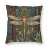 Dragonfly Woodland Garden Forest Pillowcase Polyester Linen Velvet Printed Decor Pillow Case Home Cushion Cover Wholesale x