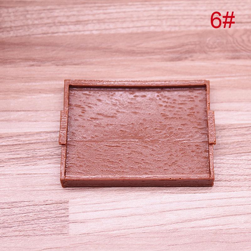 1:12 Dollhouse Miniature Dish Chopsticks Tray Bowl With Cover Tableware Model Kitchen Living Scene Decor Toy