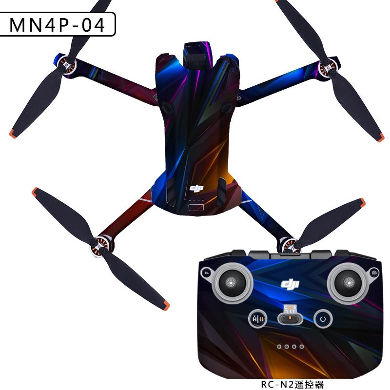 PVC Stickers For Mini 4 Pro Protective Film Waterproof Remote Decals Full Cover Skin For DJI Mini 4 Pro Drone Accessories