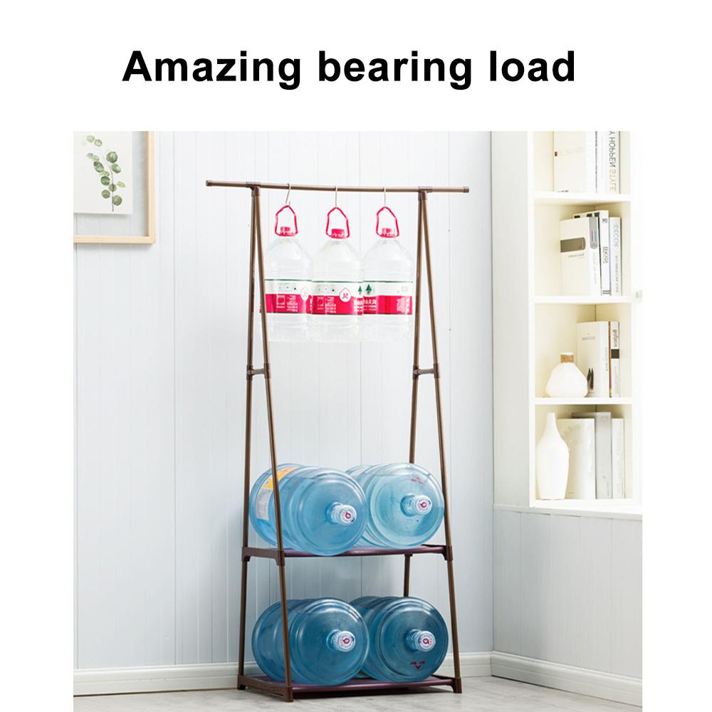 Triangle Coat Rack Steel Tube Removable Large Capacity Hanging Clothes Tree Quilt Shoes Bags Boxes Hanger Stand Organizer