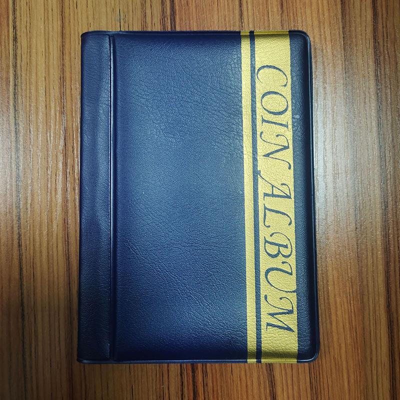 

Альбомы для коллекционирования денег 120 карманов Альбом для коллекции монет для коллекционера Альбом для монет Держатель для монет Мини-хранилище для пенни синий