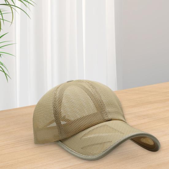 Men Baseball Hat Adjustable Tightness Versatile Upright Brim Casual Hat Sunshade Cycling Outdoor Hat