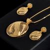 CMM Teksturowany Złoty Owalny Zestaw Biżuterii Geometryczny Naszyjnik z Zawieszką Pasujące Kolczyki Modny Dodatek Damski Do Noszenia na Co Dzień/na Imprezę