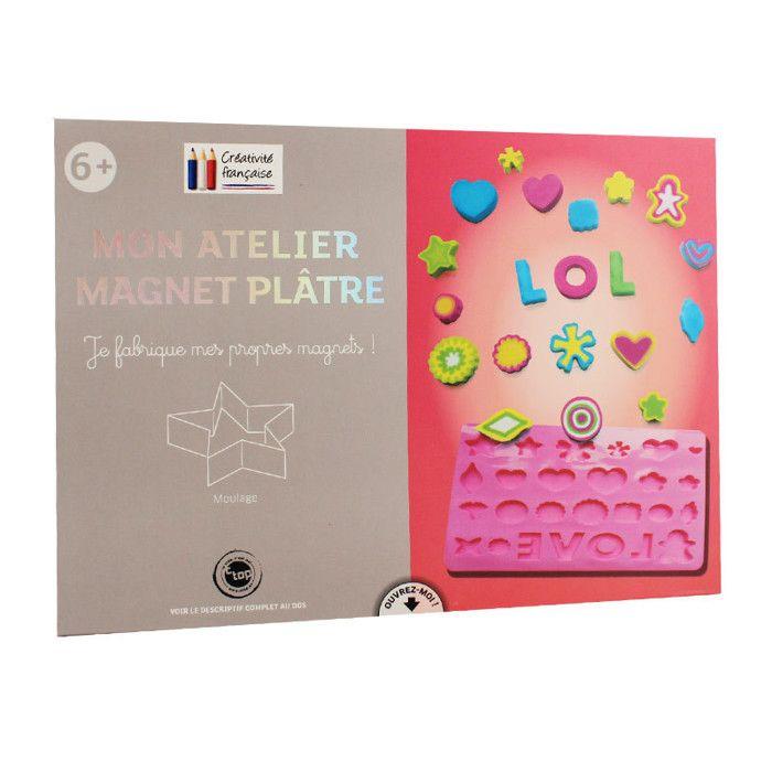 Kit créatif - Fabrication de magnets en plâtre - Enfant - A partir de 6 ans