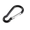(Kung Pao Chicken)5Pcs Aluminum Snap Hook Carabiner D-Ring Key Chain Clip Keychain Hiking Camping