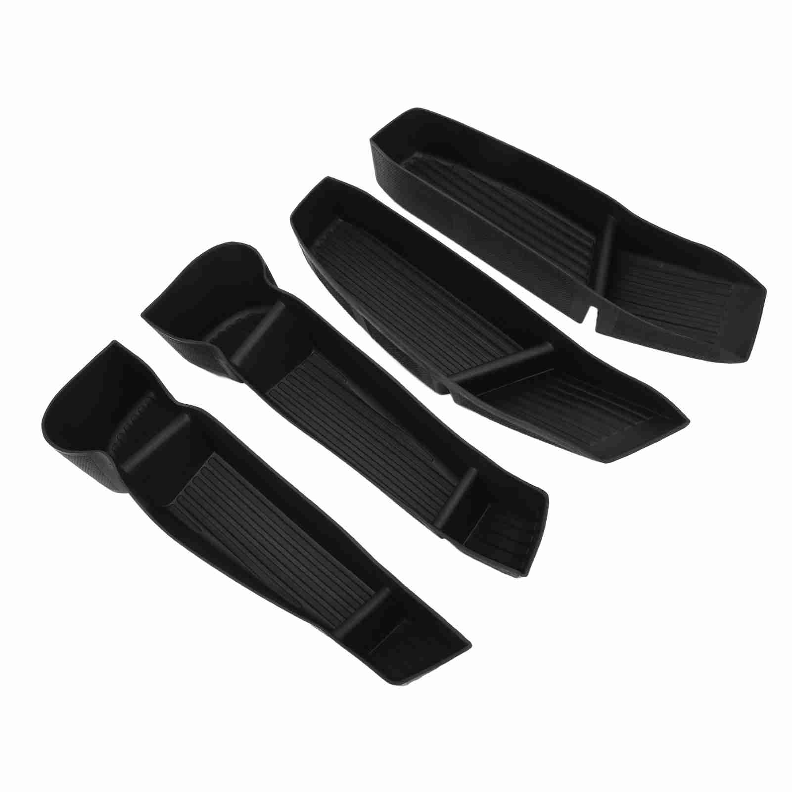 

4PCS Door Side Storage Box Interior Organizer Replacement for Tesla Model Y 20202023