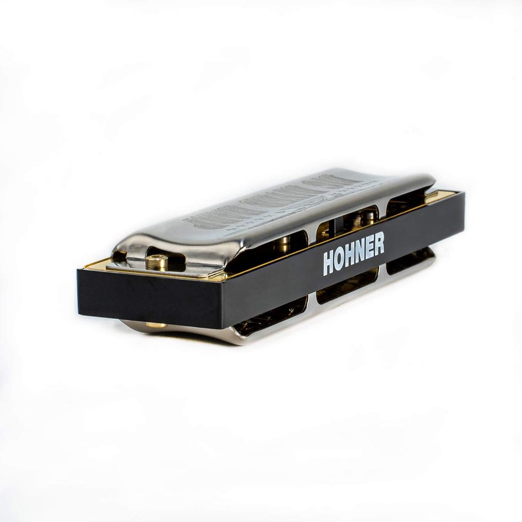 HOHNER Big River HarpB Harmonica in SilverBlack