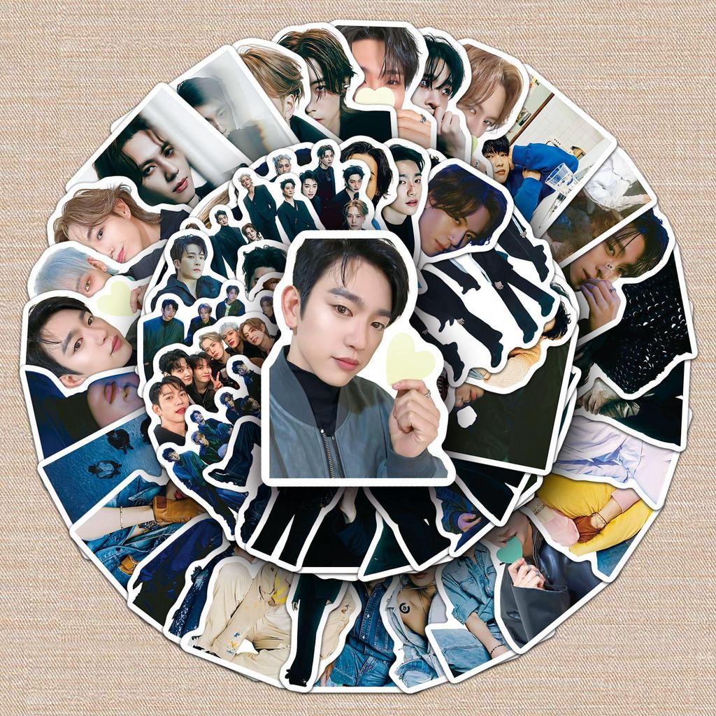GOT7 Graffiti Stickers: 50-Piece Korean Boy Band Decorative Set for Phone Cases, Water Cups, Notebooks