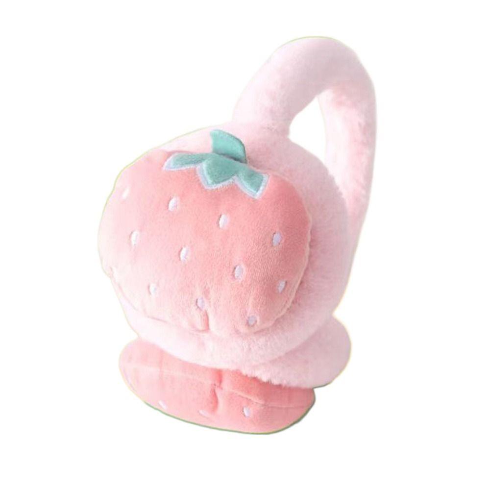 Multicolor Panda Earmuffs Unisex Cartoon Fruit Ear Muff Creative Kids Ear Muffs