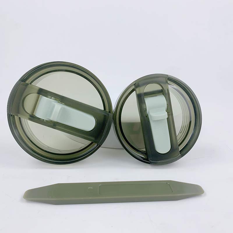 Auslaufsicherer Klappstrohhalmdeckel für Stanley 30oz 40oz Auslaufsicherer Faltbecherdeckel Ersatz Lebensmittelqualität Silikon Becherzubehör