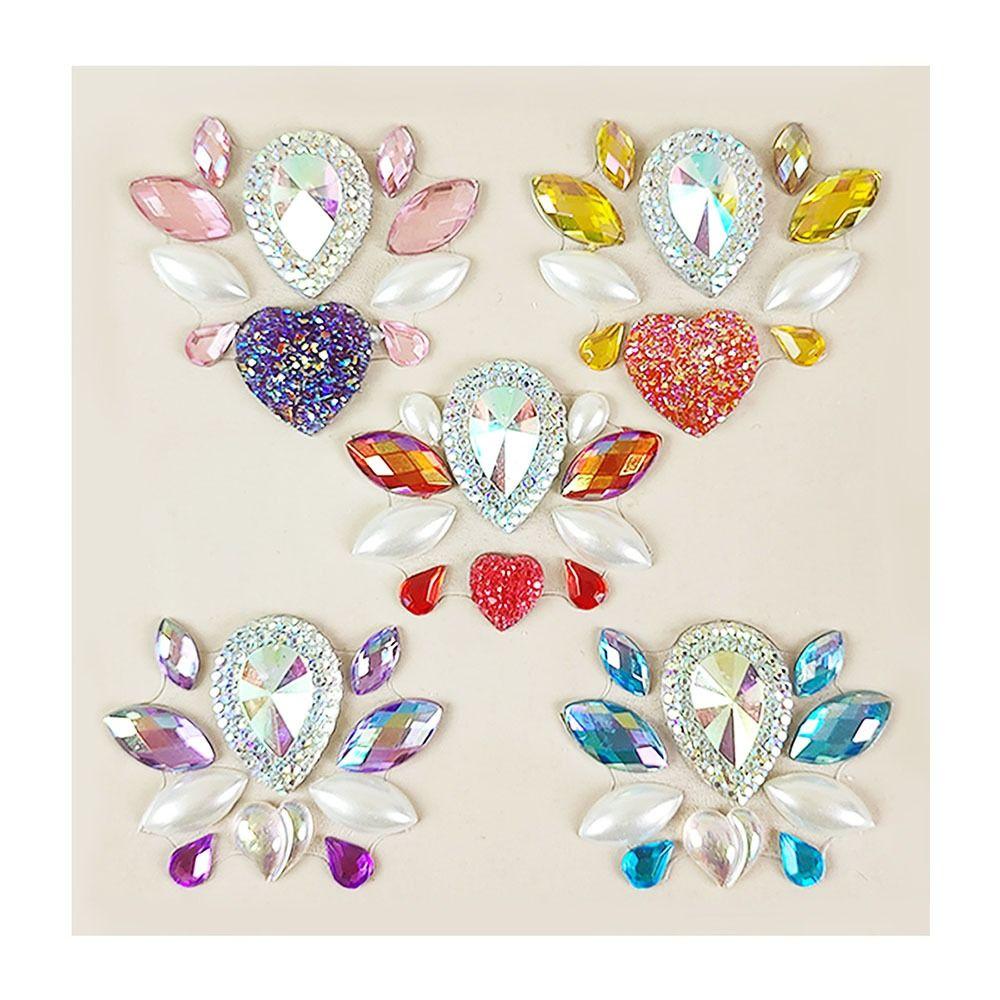 

3D Crystal Crystal Gems Tattoo Adhesive Face Stickers Rhinestone Tattoo Stage