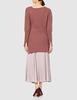 FRAY I.D. Asymmetric Pullover Skirt Set FWNO214118 Women's Pink F