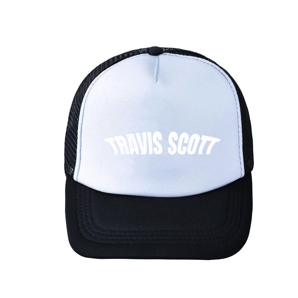 

Scott Travis Adjustable Baseball Cap For Hip Hop Fan Mesh Summer Hat Gift White7