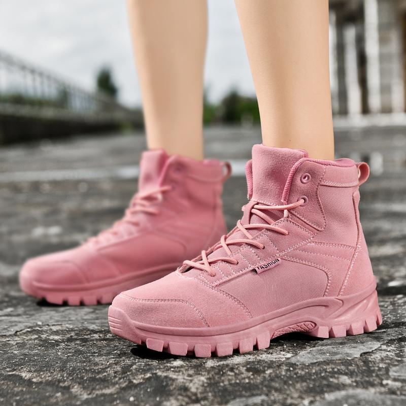 Modische Vielseitige Rutschfeste und Verschleißfeste Hohe Wanderschuhe für Damen und Herren