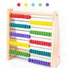 Early Education Abacus Stand Colorful Mathematics Enlightenment Children's Ten-speed Calculation Stand Kindergarten Arithmetic Puzzle Teaching Aids