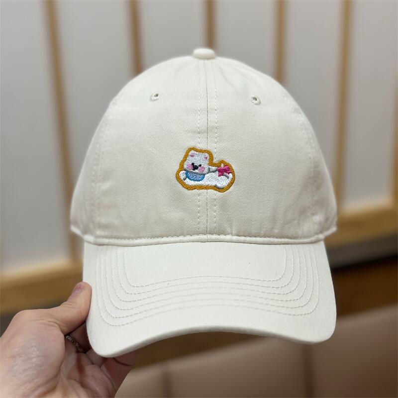 Spring And Summer Retro Japanese Cartoon Cartoon Puppy Cap Sun Protection Sunshade Face Small Baseball Cap Female