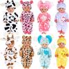43cm Xiafu Doll Cartoon Jumpsuit & Accessory Set