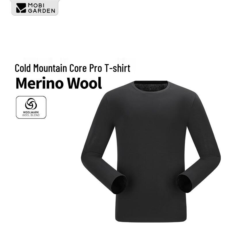 MOBIGARDEN Cold Mountain Core Pro Merino Wool Long Sleeve T-Shirt XL