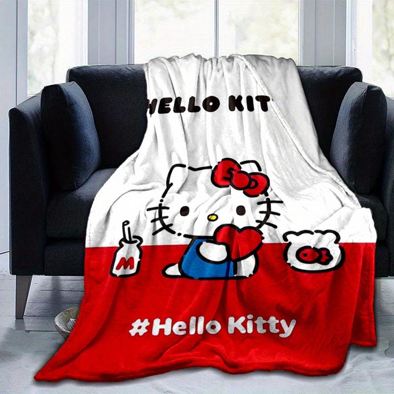 

1pc. Hello Kitty Cute Cartoon Blanket - Perfect for Home, Office, Outdoor Use, Gift Idea, Suitable for Al 100x150cm