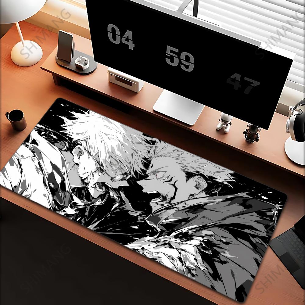 Satoru Gojo Laptop Accessories Keyboard Pad Desk Mat Set Up Gaming Mat Desk Pad Setup Gamer Mouse Pad Office Big Mousepepad