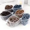 50pcs/Set Women Basic Hair Bands 1.57inch Simple Solid Colors Elastic Headband Hair Ropes Ties Hair Accessories Ponytail Holder