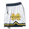 SPALDING Michigan Line Jersey Shorts, White, XL (SMP25023M)