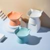 Wide Mouth Cat Bowl Cat Food Basin Ceramic High Foot Protection Cervical Spine Anti-knock Dog Bowl Pet Drinking Water Food Bowl