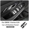 BAAM1 New 2025 For BMW 3 Series G20 2020-2024 Car Front Door Armrest Window Switch Panel Trim Protect Accessories Auto Inner Door Hand
