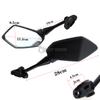 Pour Kawasaki NINJA 300R 400R 650R 250R Z1000SX ER6F Z1000RR ZX636 H2R Rétroviseurs Rétroviseur Moto Scooter Rétroviseur