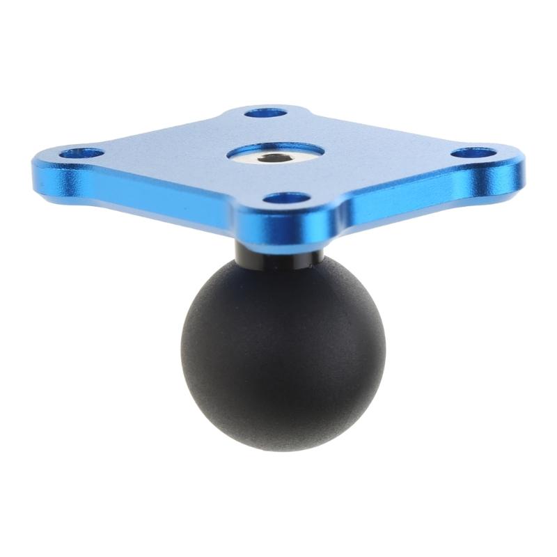 Aluminum Alloy Square Mounting Base with 1 Inch Ball for Head Mount for Zumo 400/450/500/550/660 Rider GPS for Motorcycl