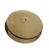2 Pieces Alloy Hi Hat Cymbals 14inch for Drum Set Parts, Golden