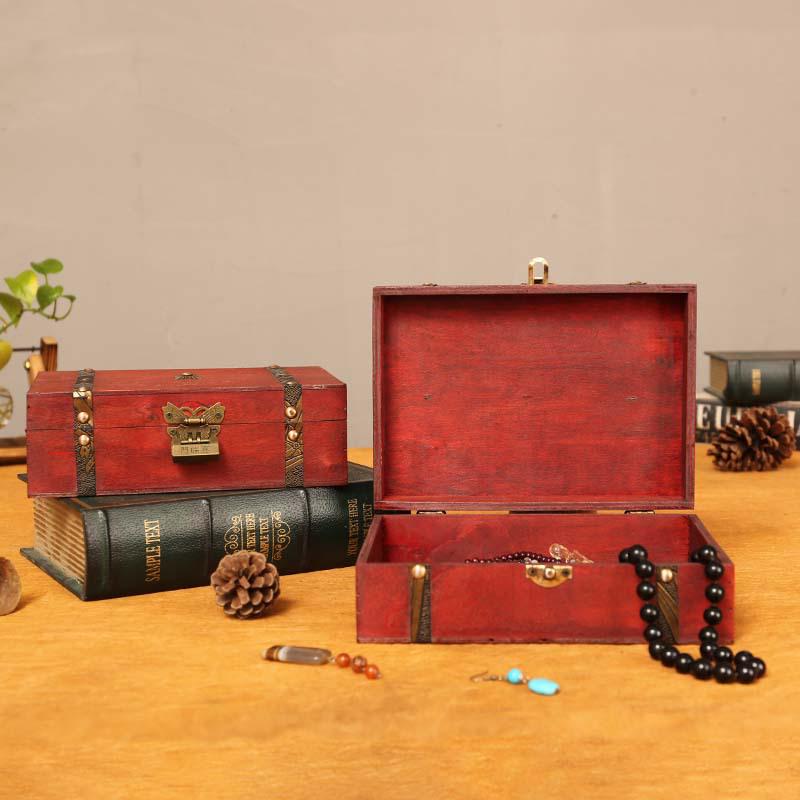 

Vintage Wooden Desktop Jewelry and Keepsake Box 6038 Buckle