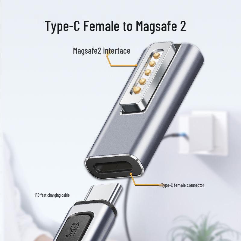 Type-C Female to MagSafe 2 Charging Adapter for MacBook