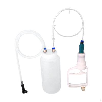 Car Brake Fluid Oil Change Set Auto Extractor 2L Bottle with Soft Hose Practical Siphon