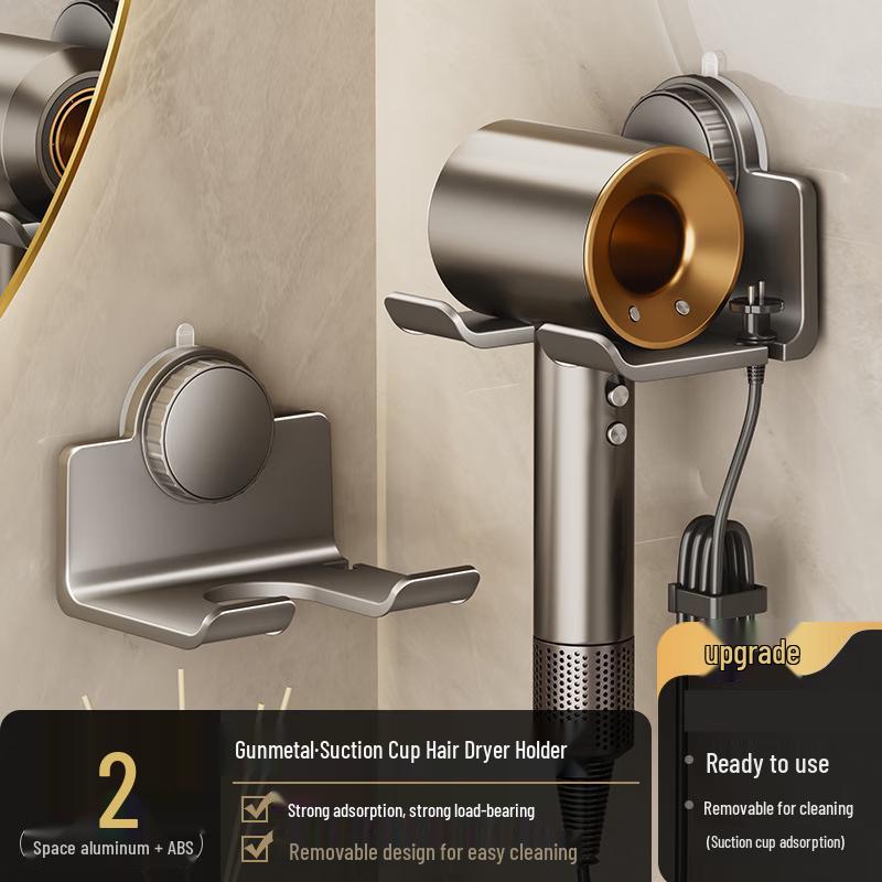 cmaos Vacuum Suction Cup Hair Dryer Holder (2-Pack)
