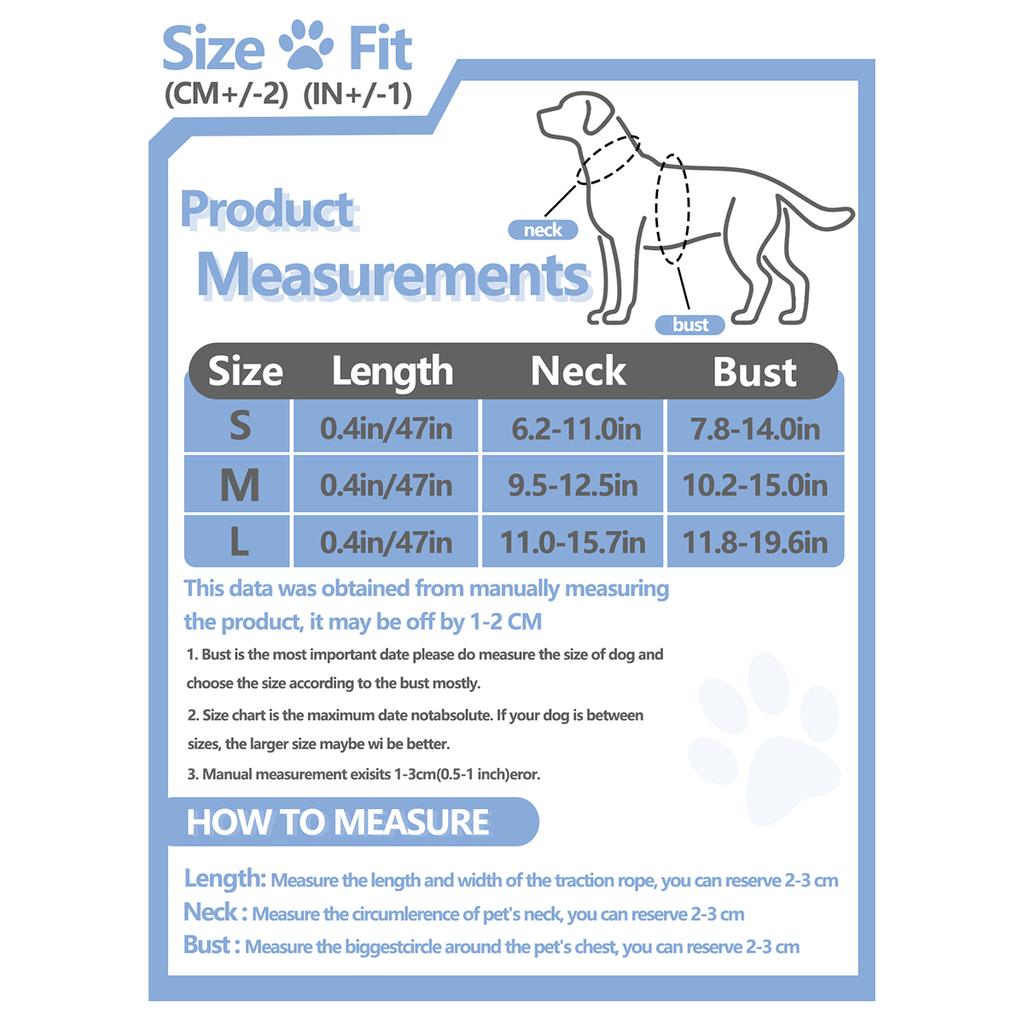 Vest Adjustable Padded Dog Harness - Comfortable for Walking, Training