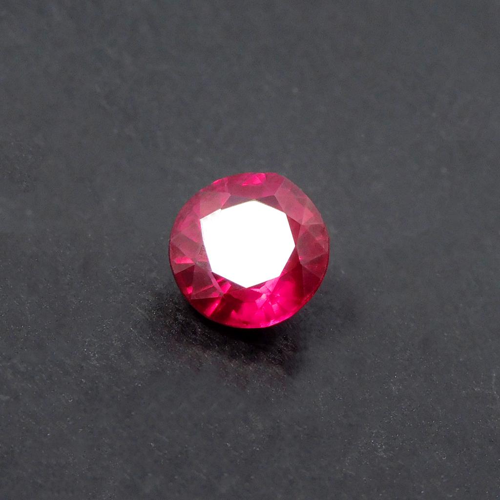 Amazing CERTIFIED 2.95 Ct Round Cut Red Ruby Natural Loose Gemstone P-4734-Ra